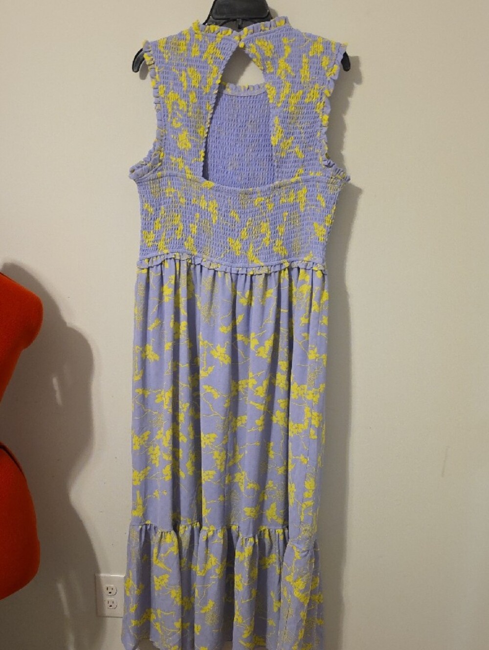 NWT Jessica Simpson Sweet Lavender Hidden Lotus Flower Dress Size XL - Picture 6 of 6